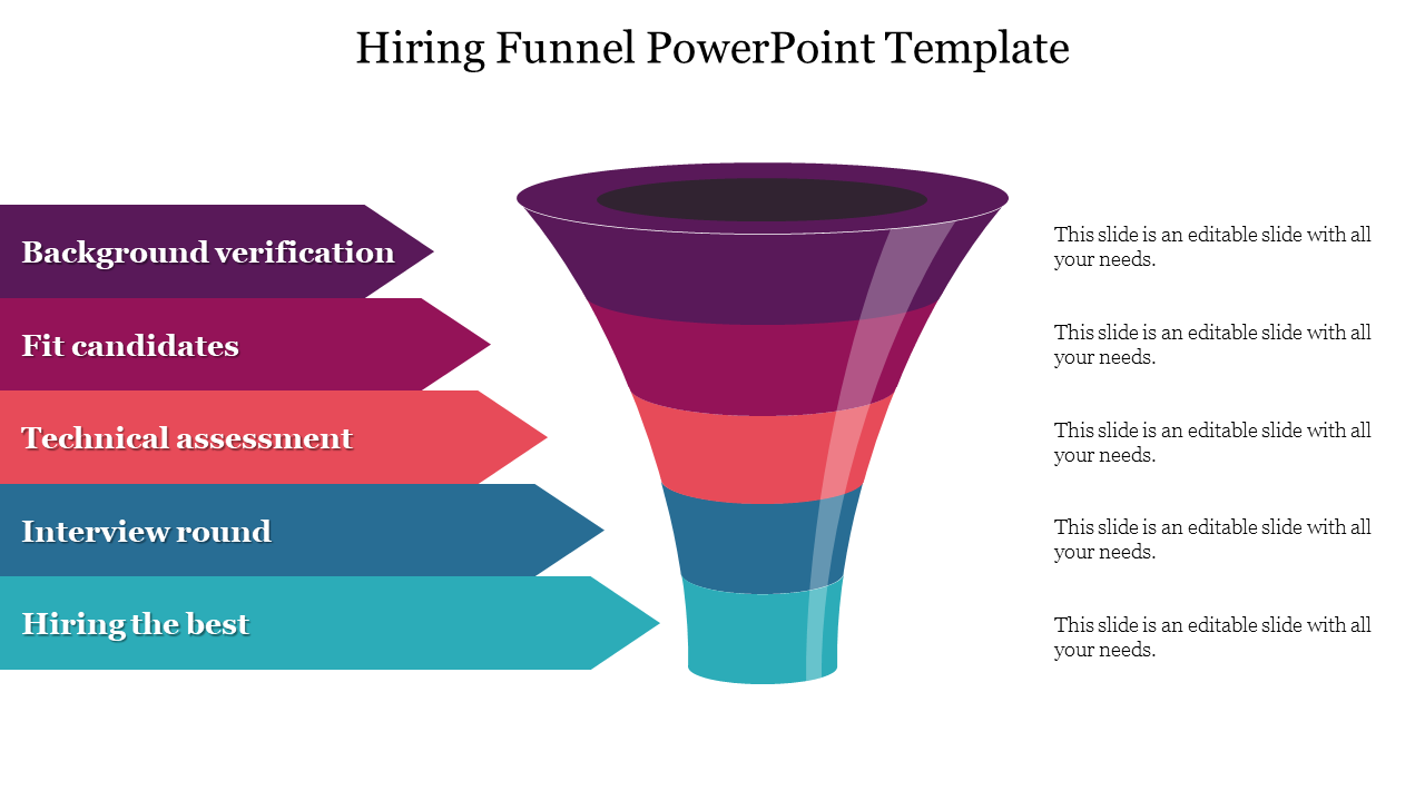 Hiring Funnel PowerPoint Template